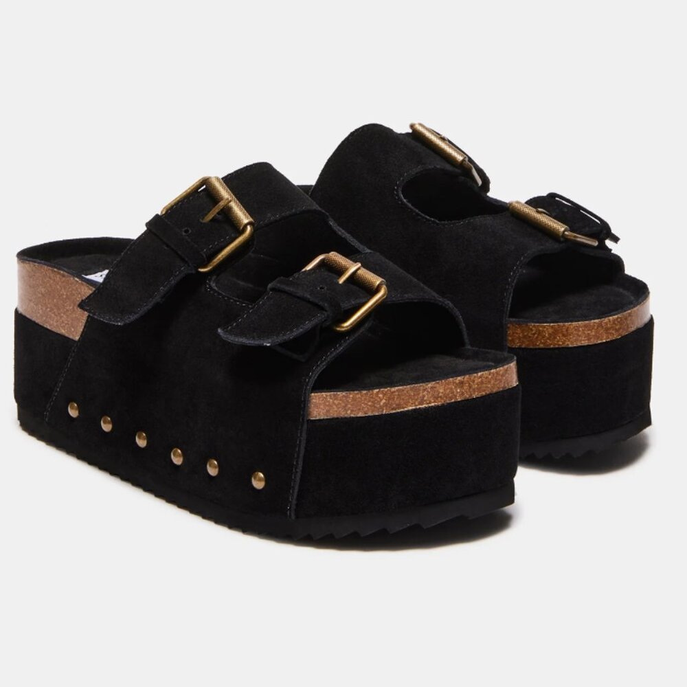 Steve Madden - KALI BLACK SUEDE size 5.5